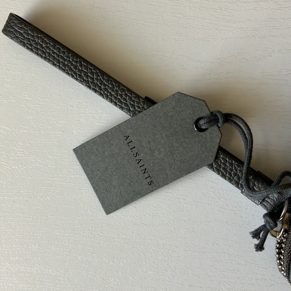 All Saints Fetch Leather Phone Wristlet (NWT) - Picture 6 of 11
